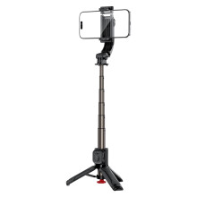 Acefast Selfie-keppi Jalustalla Bluetooth Jatkettava 63 cm Automaattinen avaus