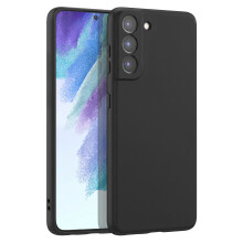 Mayaxess Silikonikuori Galaxy S21 FE 5G -puhelimelle korotetuilla reunoilla