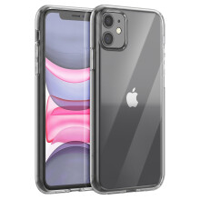 Mayaxess Pehmeä silikonikuori iPhone 11 iskusuojalla ja korotetuilla reunoilla