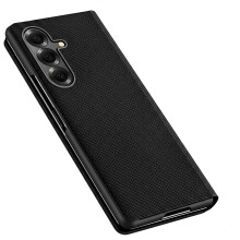Avizar Suojakotelo Galaxy Z Fold 8 Ultra Jalustalla ja Aramiditekstuurilla