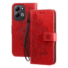 Avizar Lompakkokotelo Xiaomi Redmi 17 -puhelimelle Mandala-kuviolla Tuki-jalustalla