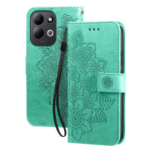 Avizar Lompakkokotelo Xiaomi Redmi 17 -puhelimelle Mandala-kuviolla Tuki-jalustalla