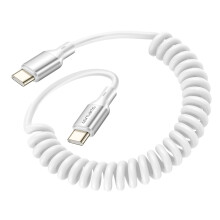 4smarts USB-C-kaapeli USB-C 240W 480 Mb/s kierretty sisäänvedettävä 12-50 cm