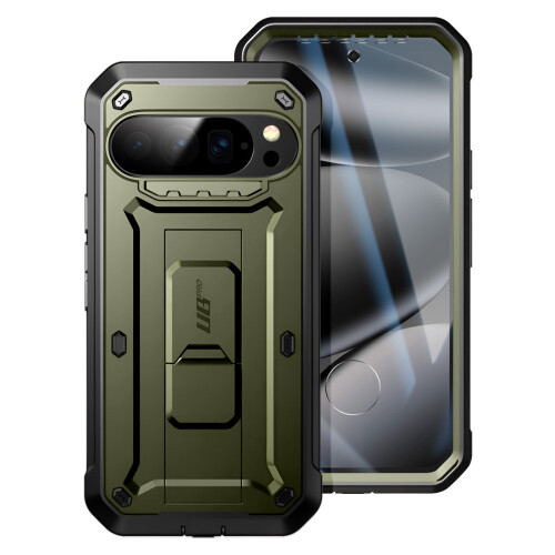 Supcase Supcase Unicorn Beetle Pro -sarjan Pixel 10 Pro -kotelo telineellä