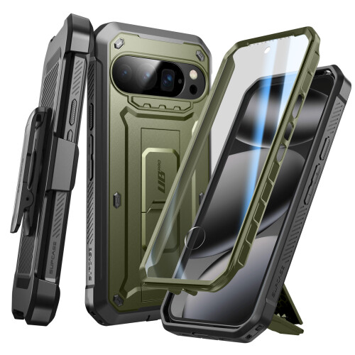 Supcase Supcase Unicorn Beetle Pro -sarjan Pixel 10 Pro -kotelo telineellä 1