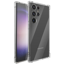 Mayaxess Iskunkestävä silikonisuojakuori vahvistetuilla kulmilla Galaxy S23 Ultra