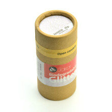 Jakar Rainbow White Biodegradable Fine Glitter 40g Eco-Friendly Non-Toxic Plastic-Free Glitter for Sustainable Crafts 7862