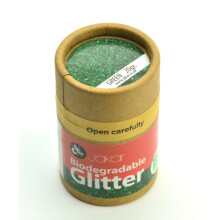 Jakar Green Biodegradable Fine Glitter 20g - Eco-Friendly, Non-Toxic, Plastic-Free Fine Glitter for Sustainable Crafts (7806)