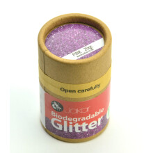 Jakar Pink Biodegradable Fine Glitter 20g - Eco-Friendly, Non-Toxic, Plastic-Free Fine Glitter for Sustainable Crafts (7810)
