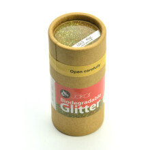 Jakar Gold Biodegradable Fine Glitter 40g - Eco-Friendly, Non-Toxic, Plastic-Free Fine Glitter for Sustainable Crafts (7852)