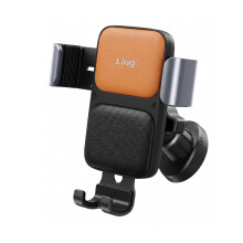 LinQ Autoteline Premium-nahkainen tuuletusritilään automaattisella lukituksella