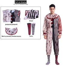 (Boy,XXXL)Satin Fabric Halloween Terrifier Costume For Cosplay Role Play Gatherings Themed