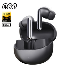 QCY MeloBuds Pro, draadloze oortele, hybride ANC 46dB, LDAC hi-res audio, zwart