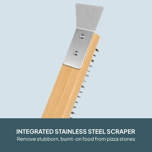 Cooks Professional Cooks Professional Pizza Oven Stone Brush & Scraper 2