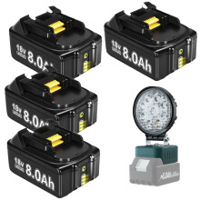 Ersatzakku für Makita BL1830, 18V, 8000mAh, kompatibel mit BL1860, BL1850, BL1840B