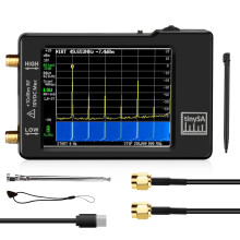 TinySA Handheld-Spektrumanalysator, 2,8-Zoll-Farbdisplay, 100 kHz bis 960 MHz, ESD-geschützt, Version V0.3.1_E
