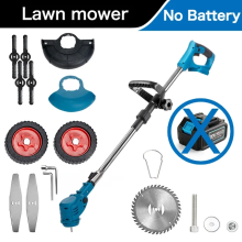 Cortacésped inalámbrico 21V, con longitud ajustable, compatible con batería Makita de 18V