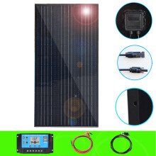 Solarpanel, 150w Photovoltaikmodul, Aluminiumrahmen, wasserdicht, für Wohnmobil und Boot