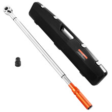SucceBuy Klick-Drehmomentschlüssel, 3/4 Zoll Antrieb, 100-600 lbf-ft, bidirektional, aus legiertem Stahl für Autoreparaturen