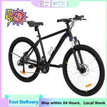 RCB Vélo de montagne GK2, 26 pouces, 21 vitesses, cadre aluminium, suspension avant, freins à disque, Noir