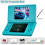 Anbernic RG DS, Console de jeu portable pliable, Double écran IPS 4 pouces, Turquoise, Android & Linux(64G) 1