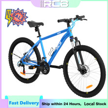 RCB Vélo de montagne GK2, 26 pouces, 21 vitesses, cadre aluminium, suspension avant, freins à disque, Bleu