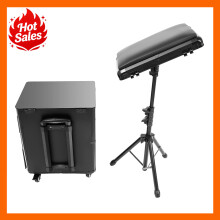 Valise de transport professionnelle en métal, 3 tiroirs, support trépied réglable, noir, pour salon de beauté