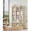 Bookcase, 6-Tier Narrow Tall Bookshelf, Oak Beige 2
