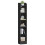 Bookcase, 6-Tier Narrow Tall Bookshelf with Adjustable Shelf Black 1