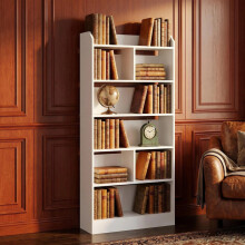 6-Tier Bookcase, Adjustable Storage Shelf, Large Capacity Storage