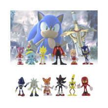 Sonic 12 sztuk The Hedgehog Figurki Lalki Model Kolekcjonerskie Zabawki Prezenty dla Dzieci