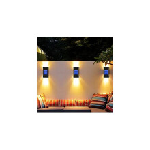 Solar Wall Lights Outdoor, Jooayou Solar Security Lights, LED Up and Down Wall Lights for Garden, Fence,