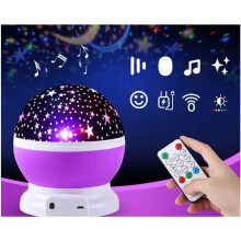 (ESPANJA) USB-ääniohjausmusiikkisoitin LED-yövalolla