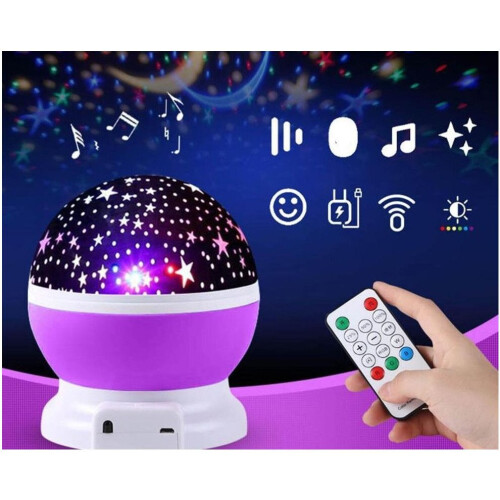 (ESPANJA) USB-ääniohjausmusiikkisoitin LED-yövalolla