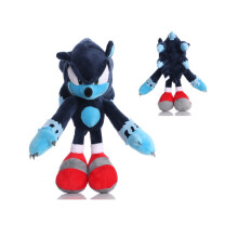 Sonic the Hedgehog pluche Dark Sonic knuffelpop, een leuk cadeau voor kinderen.