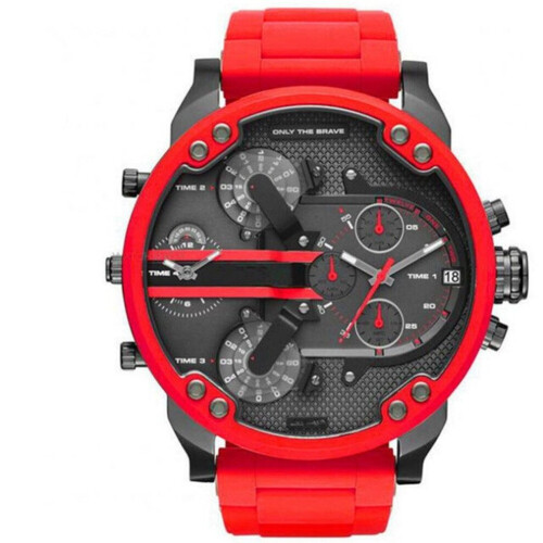 Stainless Steel Watch for Men with Large Dial