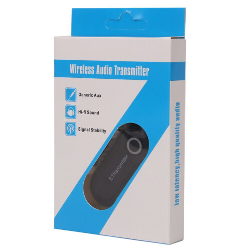 Stereo Sender Adapter USB Bluetooth Audio Transmitter For TV Speaker 2