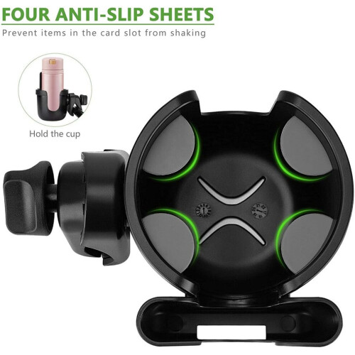Stroller Cup Holder Universal Pushchair Phone Storage Box Suitable Bike 2