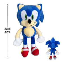 (Stijl 6) Sonic the Hedgehog pluche speelgoed en themarugzak - Een wereld van snelheid en avontuur