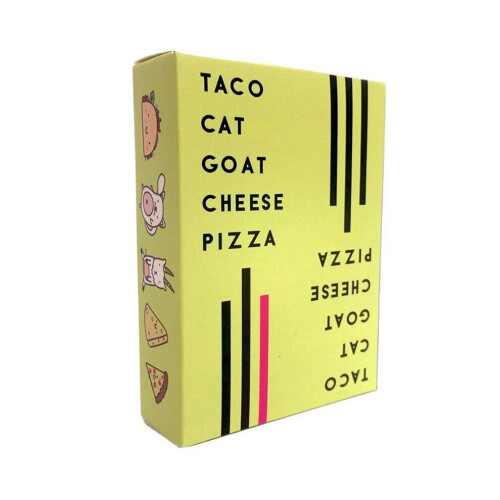 Taco Cat Goat Cheese Pizza The card game