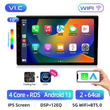 Junsun Autoradio, V1 Pro C (2GB 64GB), kabellos mit Apple Carplay und Android Auto, IPS Touchscreen