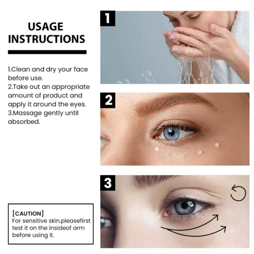 Temporary Firming Eye Cream Instant Reduces Under Darks Circles 2