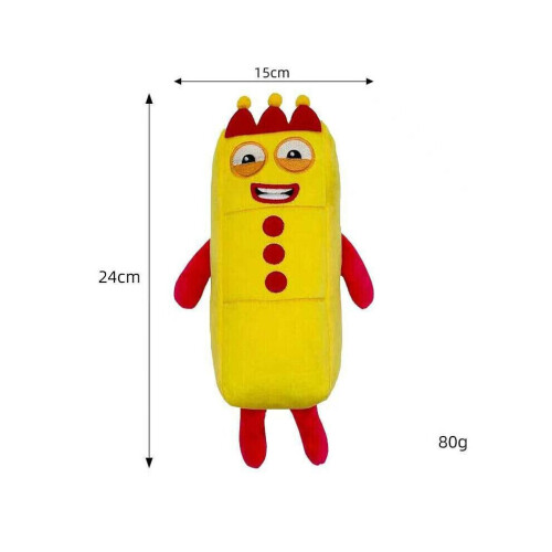 (DRIE) Numberblocks pluche poppen, educatief knuffelspeelgoed