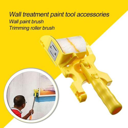 Time Saving Clean-cut Paint Edger Roller Brush Roller Paint Brush for Wall DIY Wall Decoration Home 2