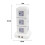 Tower Extension Lead 3M Multi Socket 4 USB Switched Surge Protected 3