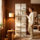 7 Tier Bookcase, Floating Bookshelf for Wall Mounted, White, 2PC 2