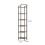 6-Tier Bookcase Bookshelf, Narrow Tall Bookcase, Industrial 3