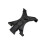 Statiefhouder met 1/4" schroefdraadadapter voor 7"~10,1" pc en iPad 3