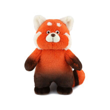 Rode panda pluche pop Mei, cartoon anime pop, kindercadeau, 33 cm