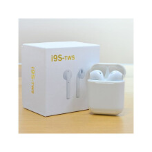 TWS i9S True Wireless Bluetooth-oordopjes - 5.0 In-ear hoofdtelefoon voor iPhone/Samsung/tablet, wit,